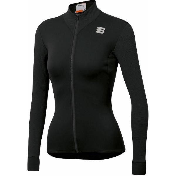 Sportful Fietsshirt lange mouwen Dames Zwart - KELLY THERMAL JERSEY BLACK - XL