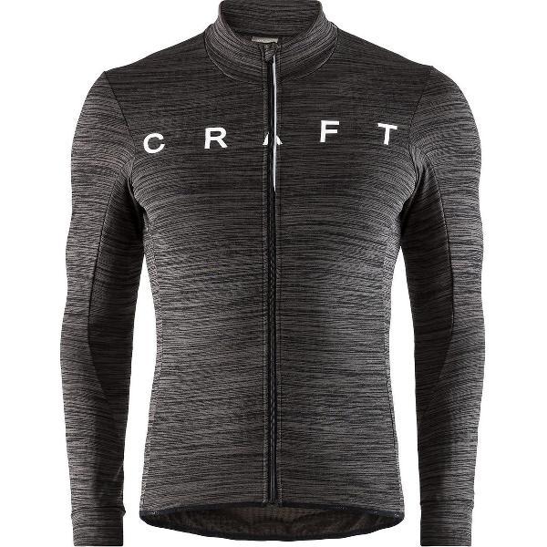 Craft Fietsshirt Heren Zwart / REEL THERMAL JERSEY M BLACK - S