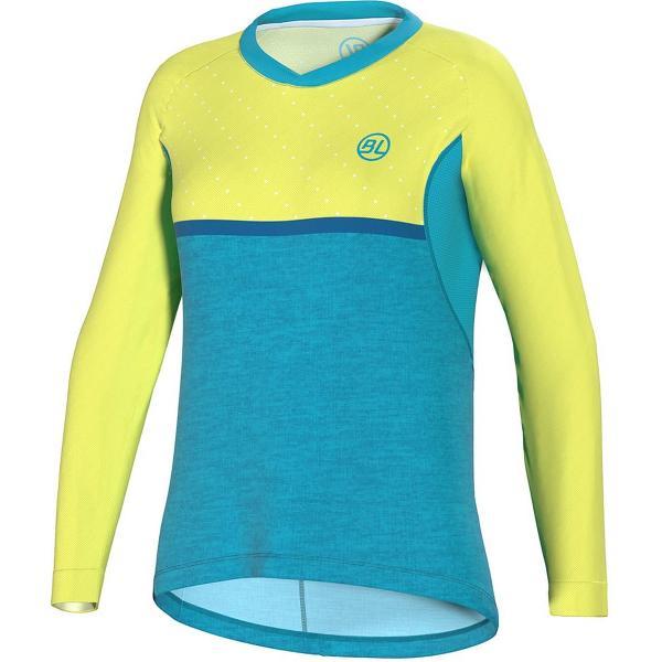 Bicycle Line Pedavena Jersey Met Lange Mouwen Geel L Vrouw