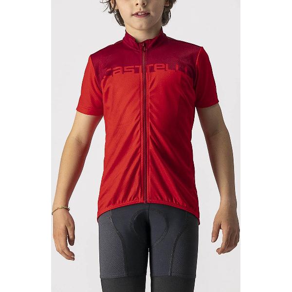 Castelli Fietsshirt Korte Mouwen Kids Rood - NEO PROLOGO JERSEY RED PRO RED-8Y