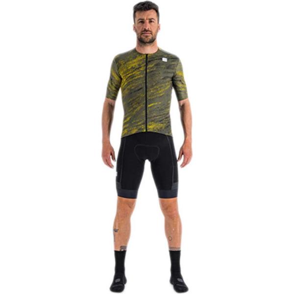 Sportful Cliff Supergiara Korte Mouwen Fietsshirt Groen S Man