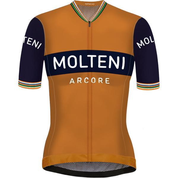 Retro Dames Wielershirt Molteni Oranje - REDTED (L)