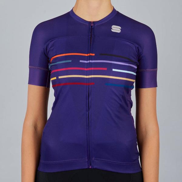 Sportful VELODROME Fietsshirt Korte Mouwen Dames Violet - Vrouwen - maat L