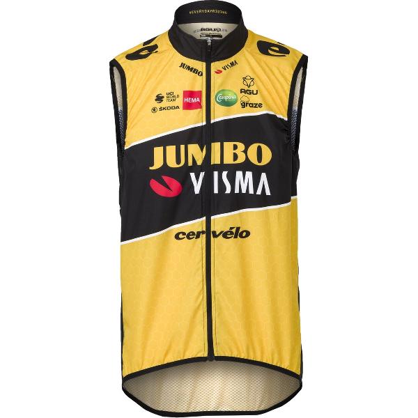 AGU Replica Body Team Jumbo-Visma Heren - Geel - M - Winddicht