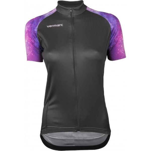 Vermarc Fietsshirt korte mouwen Dames Zwart / GALAXY Short Sleeves AERO New - L