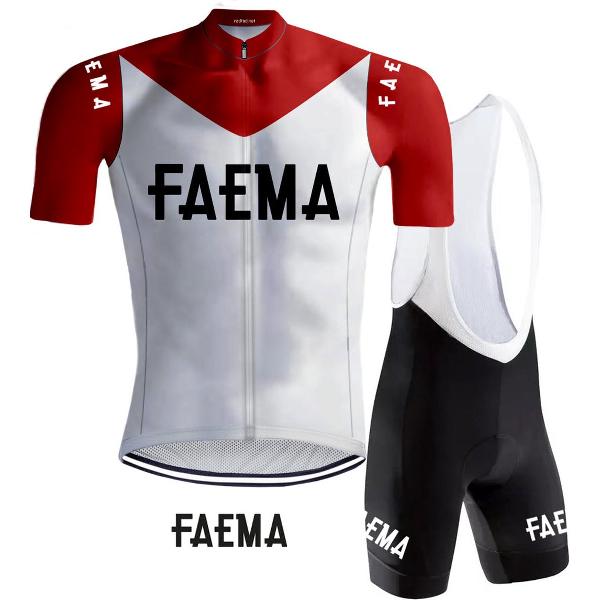 Retro Wielertenue Faema - REDTED - S