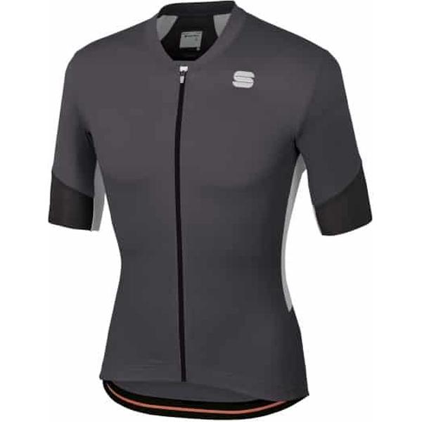 Sportful Fietsshirt korte mouwen Heren Grijs Zwart / SF Gts Jersey-Anth/Black/White - XXL