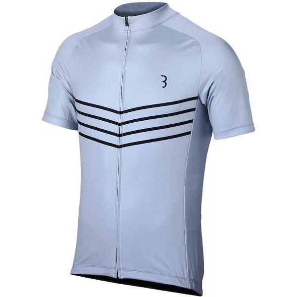 BBB Cycling ComfortFit Fietsshirt Heren - Korte Mouwen - Wielrenshirt - Wielrenkleding - Grijs Wielertenue - Maat XXXL - BBW-250