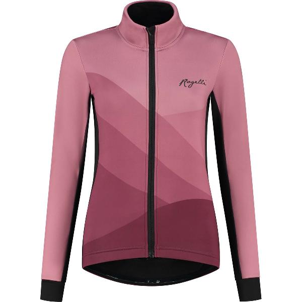 Rogelli Farah Fietsjack Winter - Dames Fietskleding - Cherry - Maat XS