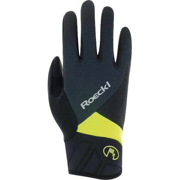 Roeckl Runaz Fietshandschoenen winter winddicht Unisex Zwart Fluo - 9