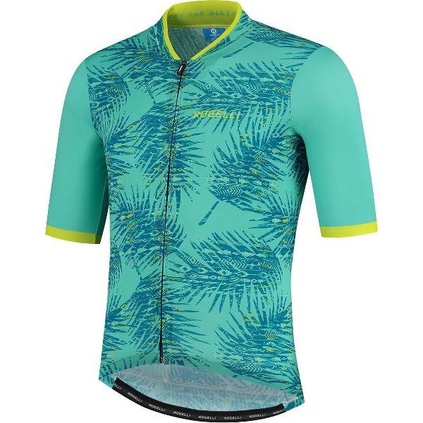 Rogelli Nature Fietsshirt - Korte Mouwen - Heren - Groen, Lime - Maat M