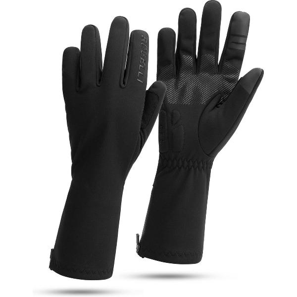 Rogelli Prime Fietshandschoenen Winter - Heren - Zwart - Maat L