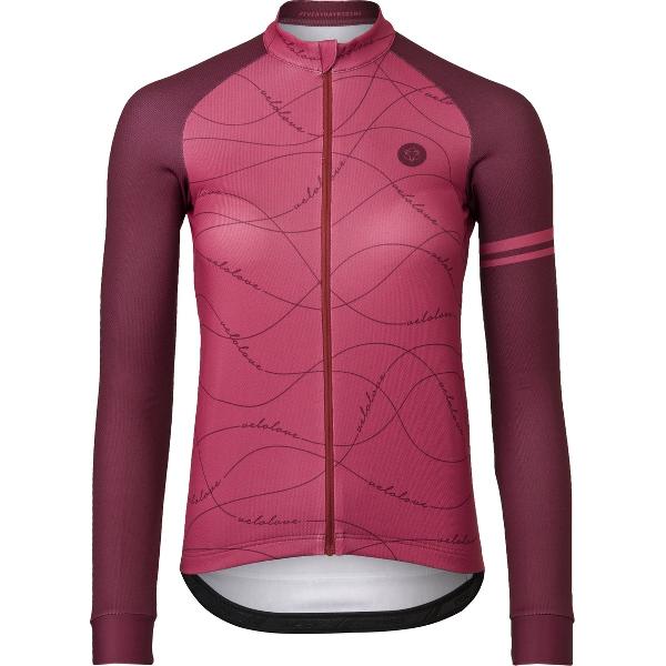 AGU Velo Wave Fietsshirt Lange Mouwen Essential Dames - Rusty Pink - XXL