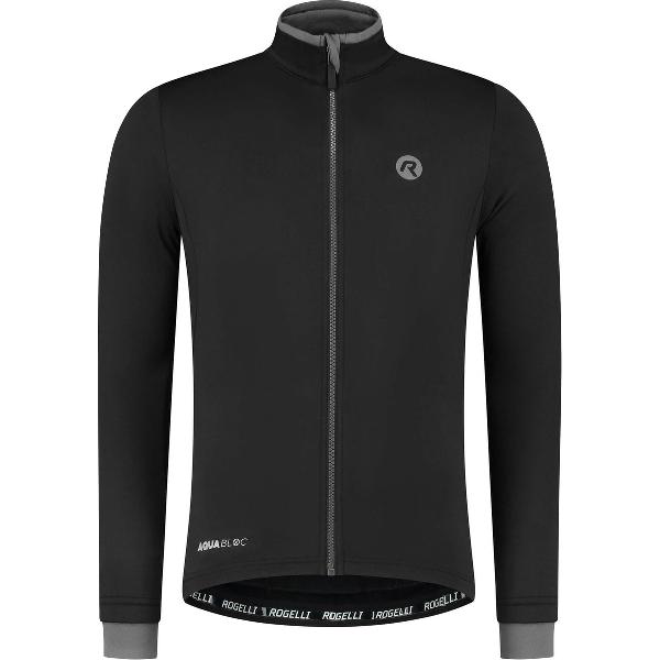 Rogelli Essential Fietsshirt - Lange Mouwen - Heren - Zwart - Maat XL