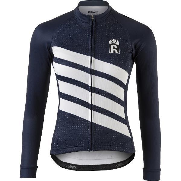 AGU Classic Fietsshirt Lange Mouwen SIX6 Dames - Blauw - XS