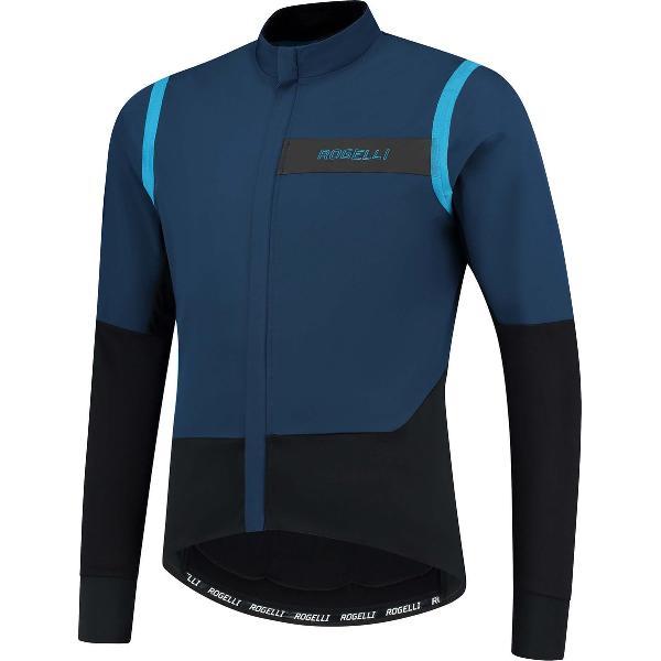 Rogelli Infinite Winterjack - Fietsjack Lightjack - Heren - Blauw/Zwart - Maat XL