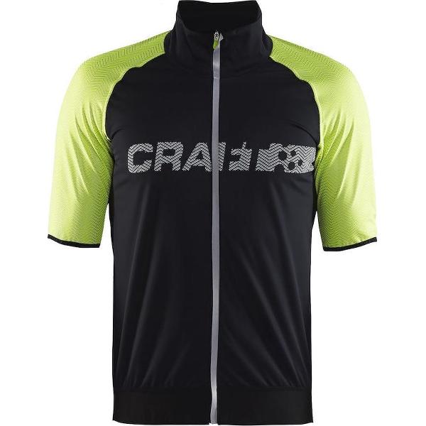 Craft Shield 2 Fietsshirt Korte Mouwen Zwart Geel