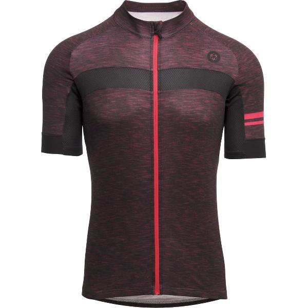 AGU Melange Fietsshirt Essential Heren - Rood - M