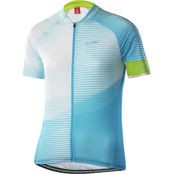 Loeffler wielrenshirt korte mouwen W Bike Jersey FZ Hotbond RF - Blauw