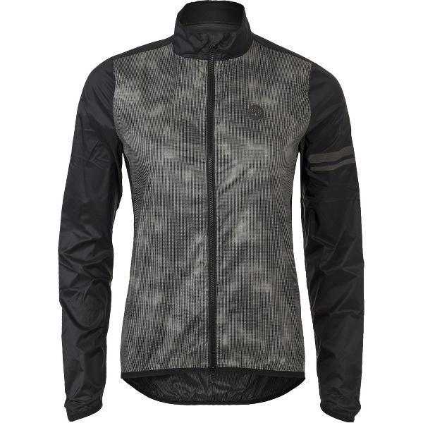 AGU Wind Fietsjack II Essential Dames - Grijs - S - Winddicht - Two-way Rits