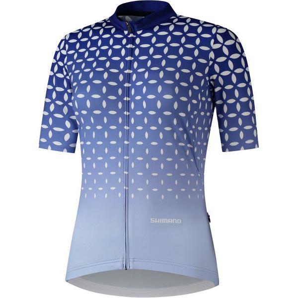 Shimano Fietsshirt Korte Mouwen Sumire Dames Aqua Blauw-M