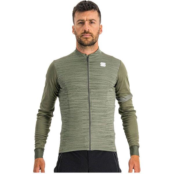 Sportful Supergiara Thermische Jersey Met Lange Mouwen Groen M Man