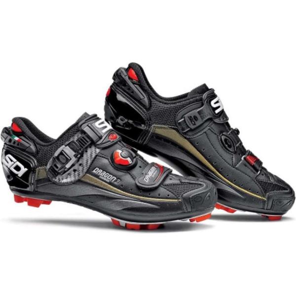 Sidi Dragon 3 - Mountainbikeschoenen - Carbon SRS Vernice - zwart - maat 47