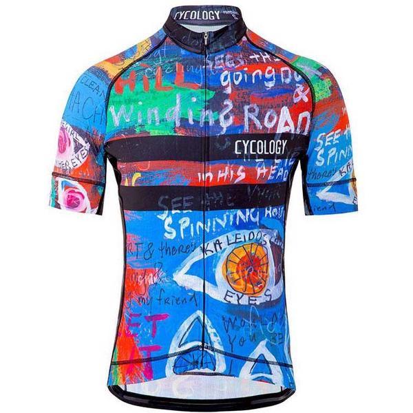 Cycology 8 Days Korte Mouwen Fietsshirt Blauw S Man