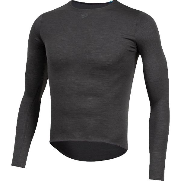 Pearl Izumi Merino Baselayer Fietsshirt - Maat L - Mannen - grijs