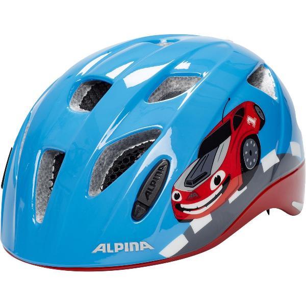 Alpina Ximo Flash Fietshelm Kinderen, red car Hoofdomtrek 47-51cm