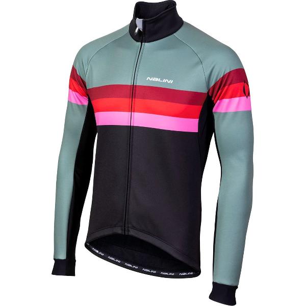 Nalini Fietsjack Heren Groen Zwart - AIW CRIT WARM JACKET 2.0 WINTER JACKET GREEN/BLACK - L