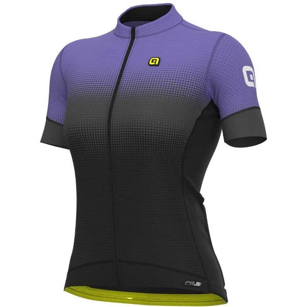 Ale Dames Fietsshirt Korte Mouwen PRS Gradient - Paars - M - Valt klein