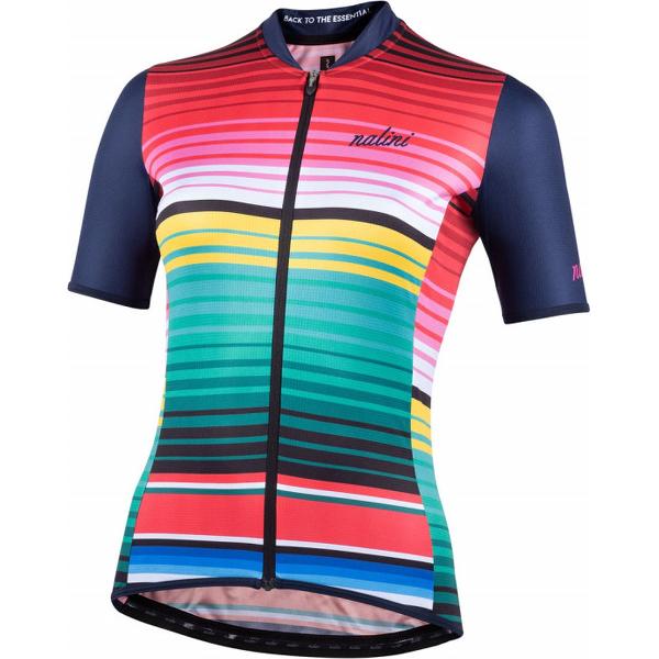 Nalini Fietsshirt Korte Mouwen Dames Multikleur - NEW TURIN 2006 STRIPED MULTICOLOR - XL