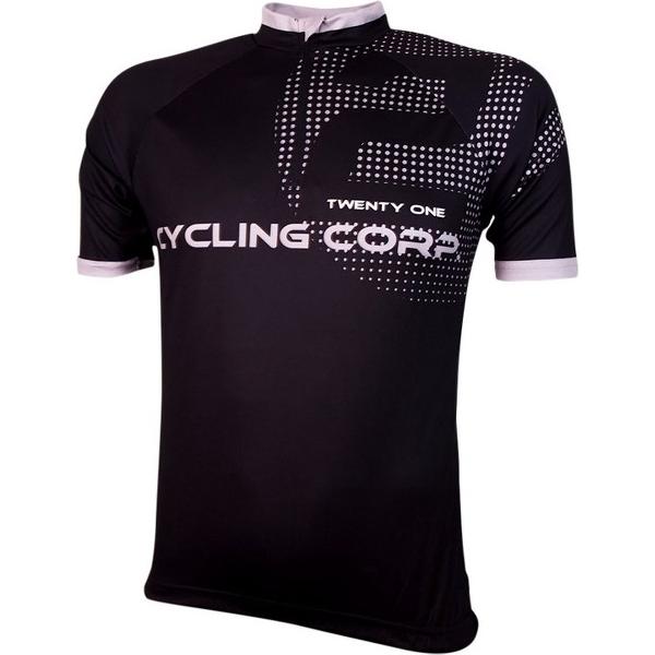 Wielershirt 21 Virages Cycling Corp zwart M