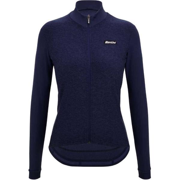 Santini Pure Jersey Met Lange Mouwen Blauw XS Vrouw