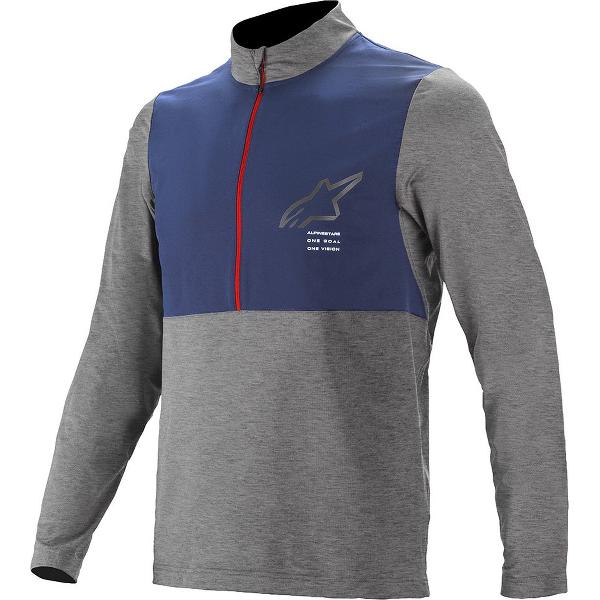 Alpinestars Bicycle Nevada Jersey Met Lange Mouwen Blauw,Grijs M Man