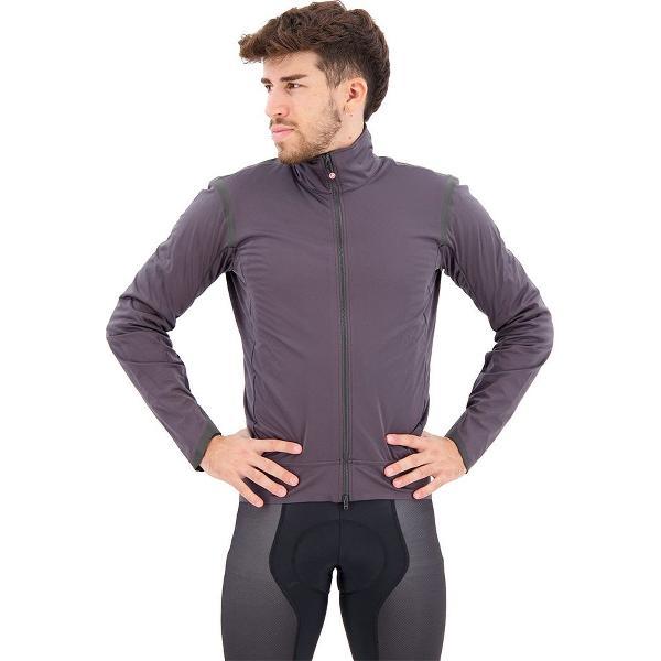 Castelli ALPHA ULTIMATE INSULATED Fietsjas DARK GRAY/BLACK-DARK GRAY - Mannen - maat XL