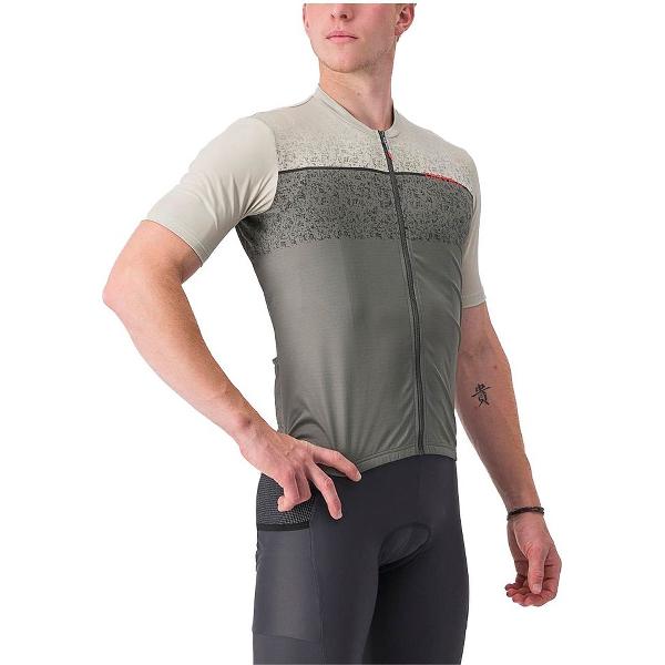 Castelli Unlimited Entrata Jersey Met Korte Mouwen Grijs L Man