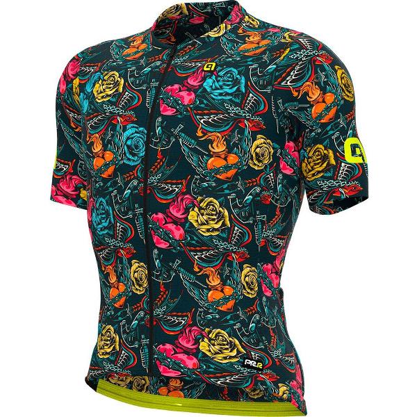 Ale Fietsshirt Korte Mouwen PRR Tattoo - Grijs - S - Valt klein