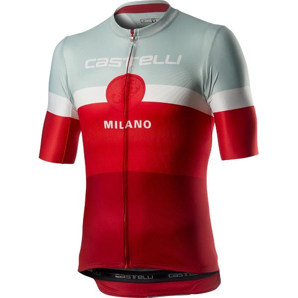 Castelli Fietsshirt Heren Rood - CA Milano Jersey Red - M