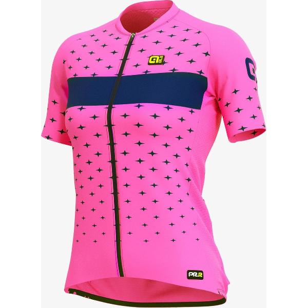 Ale Dames Fietsshirt Korte Mouwen Graphics PRR Stars - Roos - M - Valt klein