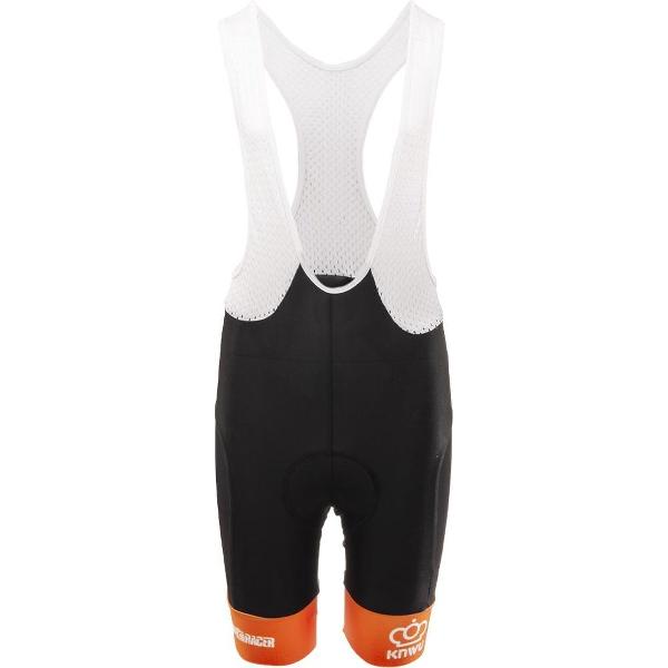 BIORACER Official Team Nederland Fietsbroek Kinderen - Bibshort met Zeem - Fietskledij - Wielrennen - Zwart 140