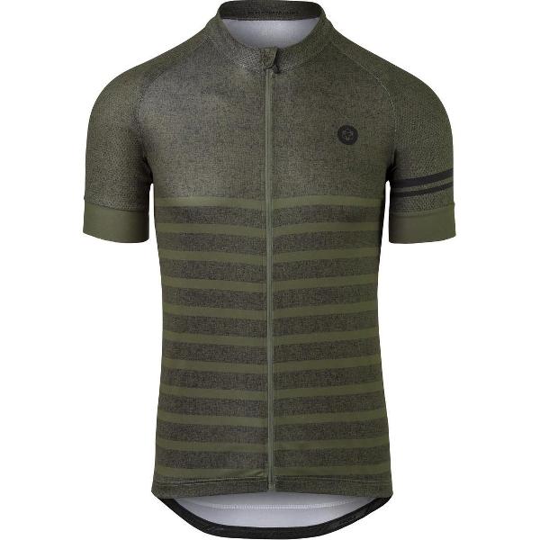 AGU Melange Fietsshirt Essential Heren - Groen - S