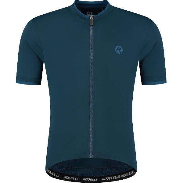 Rogelli Essential Fietsshirt - Korte Mouwen - Heren - Blauw - Maat S