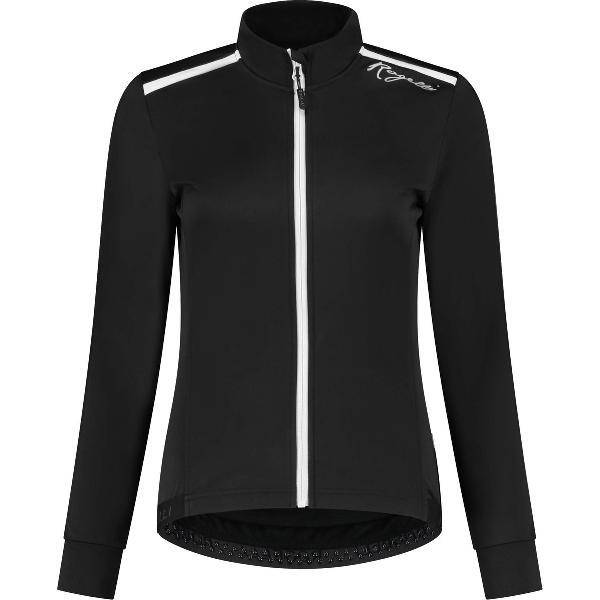 Rogelli Pesara Fietsjack Winter - Dames Fietskleding - Zwart, Wit - Maat XS