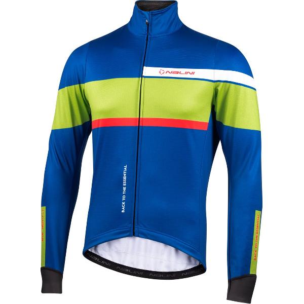 Nalini - Heren - Fietsjack winter - Warm Wielrenjack - Blauw - Lime - TRAGUARDO JKT (CMP) - L