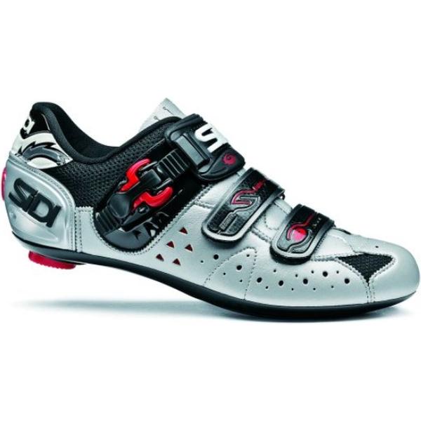 Sidi Scarpe Genius 5 - Racefietsschoenen - Zwart/Zilver - Maat 36