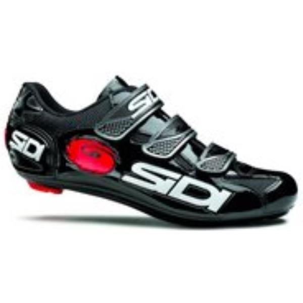 Sidi Scarpe Logo - Racefietsschoenen - Zwart Vernice - Maat 38