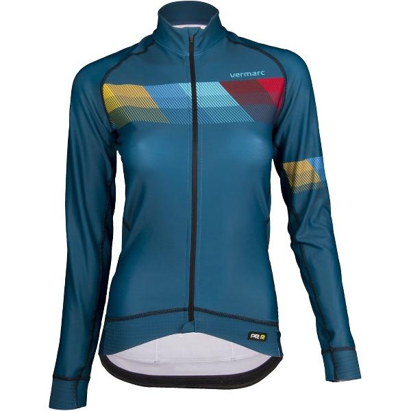 Vermarc Chroma Pr.r Dames Fietsshirt Met Lange Mouwen Petrol