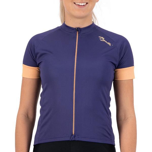 Rogelli Modesta Fietsshirt - Korte Mouwen - Dames - Paars, Roze - Maat XL